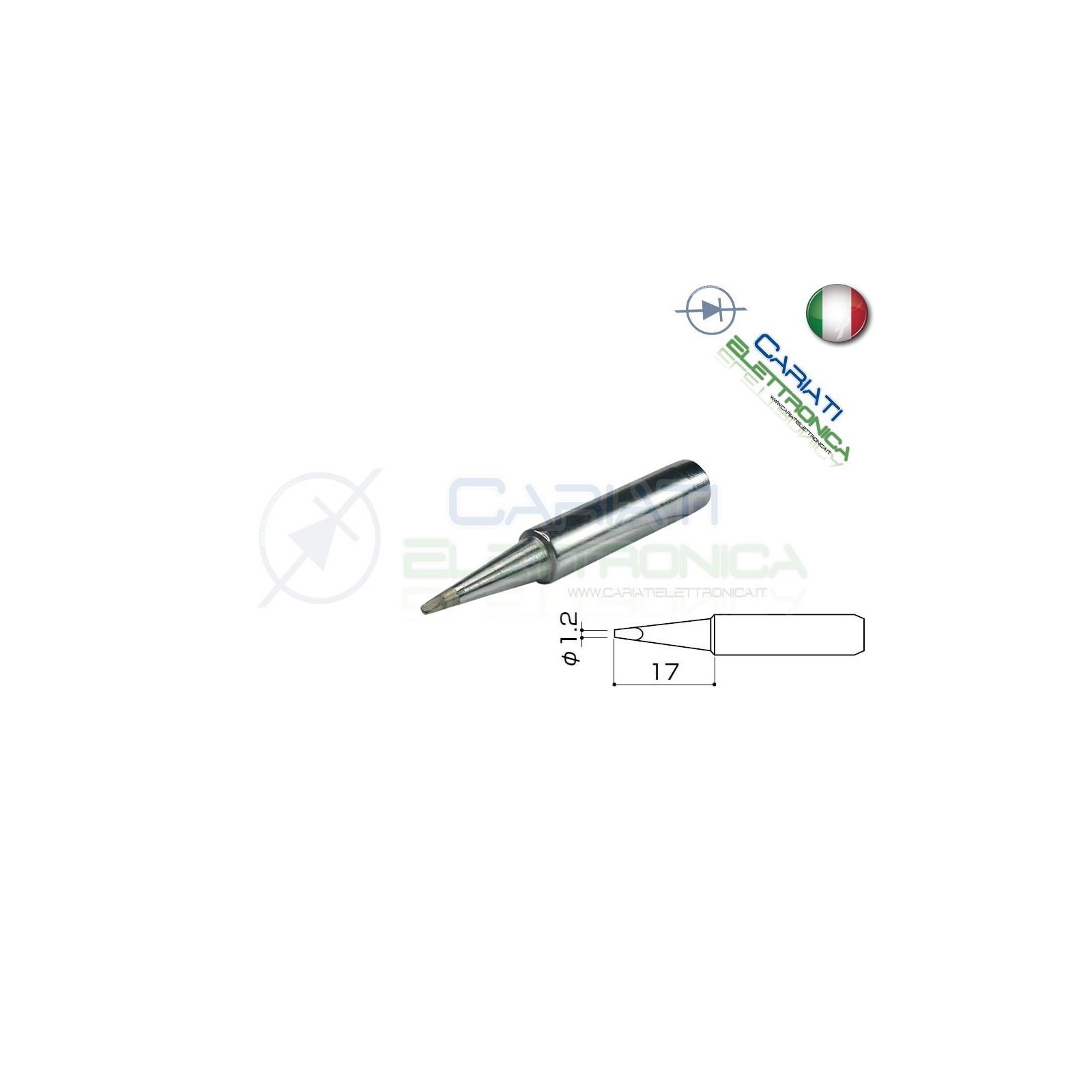 Punta 900M-T-1.2 stazione saldante stilo punte ricambio 1.2mmGuangzhou Yihua Electronic Equipment Co.,Ltd.