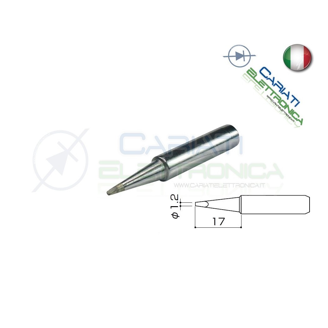 Punta 900M-T-1.2 stazione saldante stilo punte ricambio 1.2mmGuangzhou Yihua Electronic Equipment Co.,Ltd.