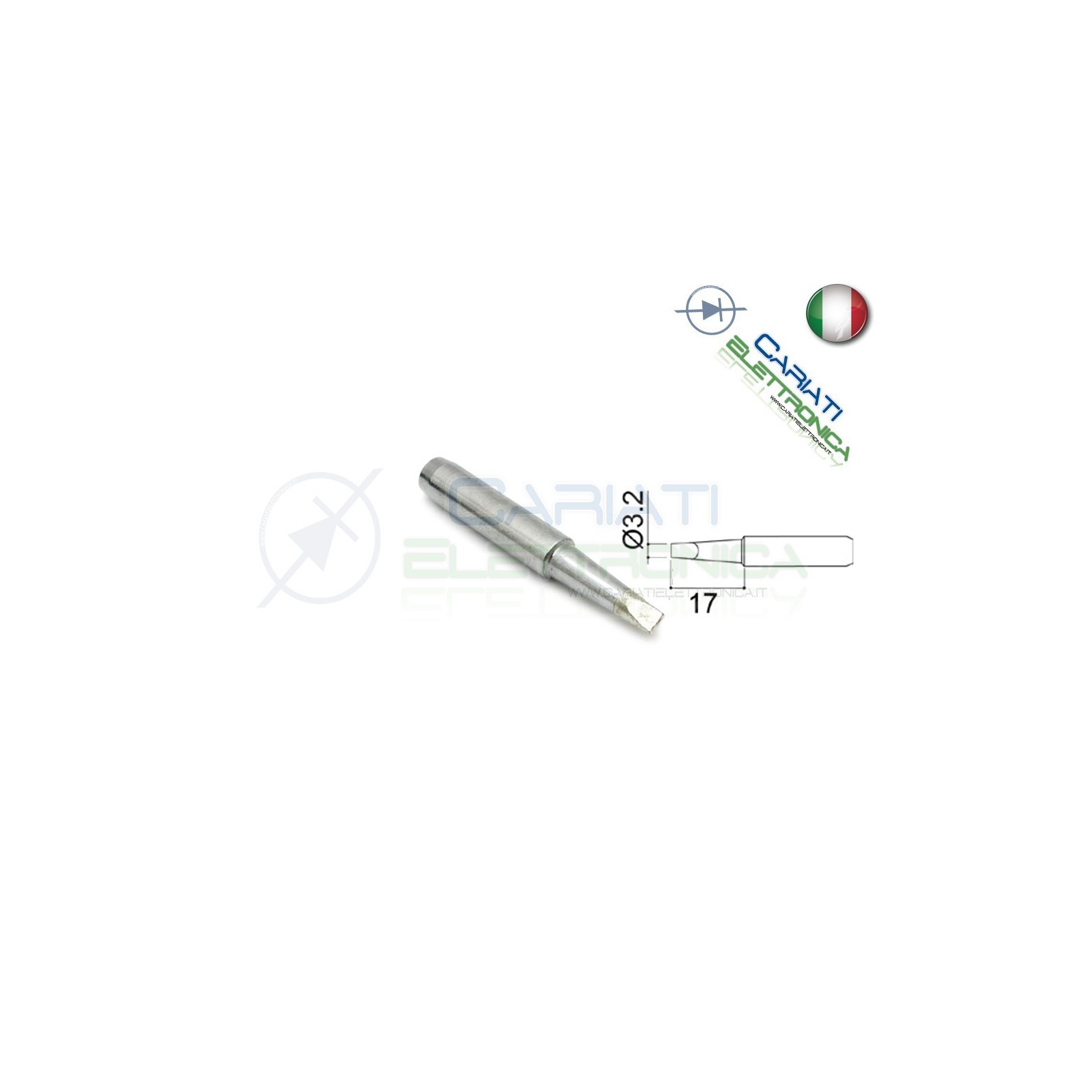 Punta 900M-T-3.2 stazione saldante stilo punte ricambio 3.2mmGuangzhou Yihua Electronic Equipment Co.,Ltd.