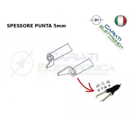 Punta Di Ricambio da 5mm per Saldatore PLCC
