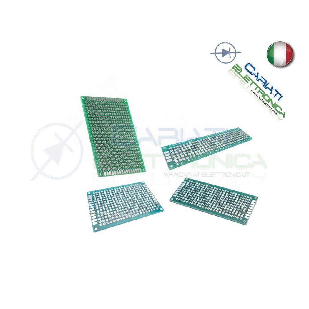 KIT 4 PEZZI BASETTE MILLEFORI BREADBOARD Doppia Faccia
