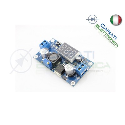 Convertitore regolabile STEP UP 3A DC DC XL6009 con Voltometro Generico