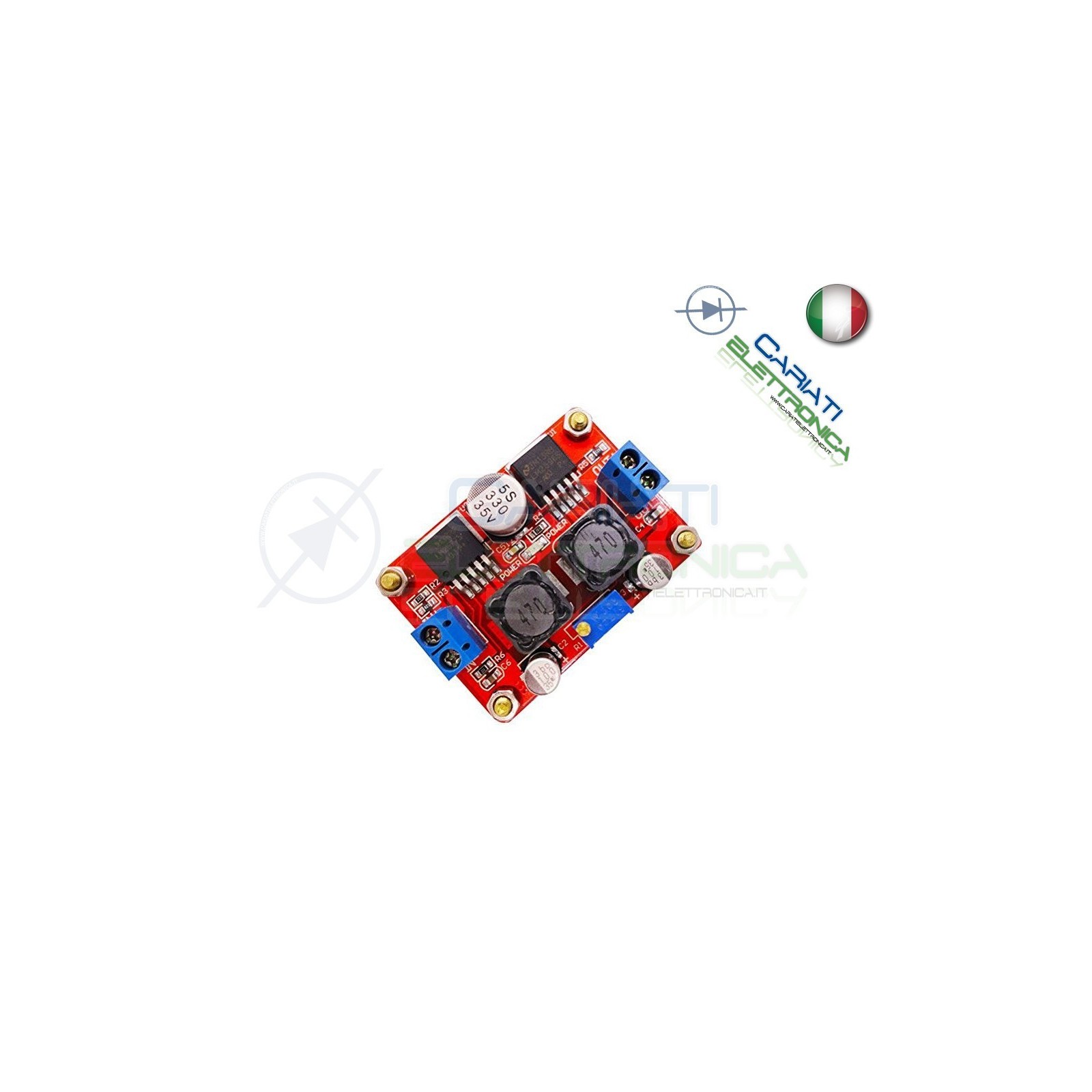 Convertitore regolabile STEP UP STEP DOWN 3A DC DC LM2577S LM2596S Generico