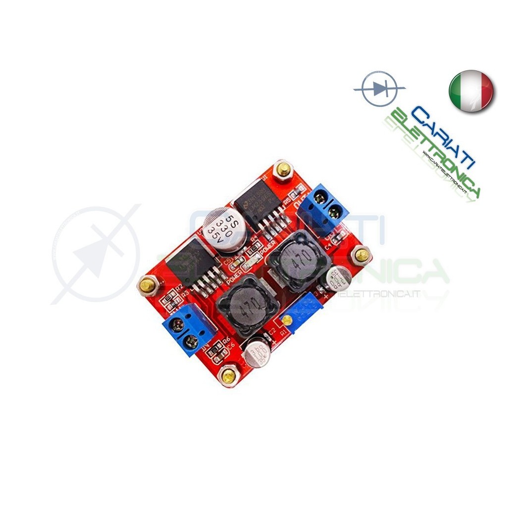 Convertitore regolabile STEP UP STEP DOWN 3A DC DC LM2577S LM2596S Generico