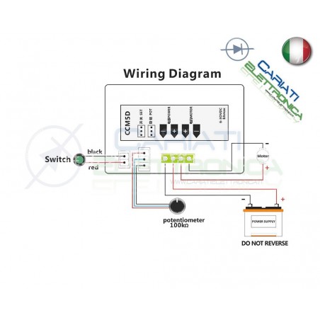 PWM Driver Motore Dimmer REGOLATORE di velocità giri 8A 6V 12V 24V con Display
