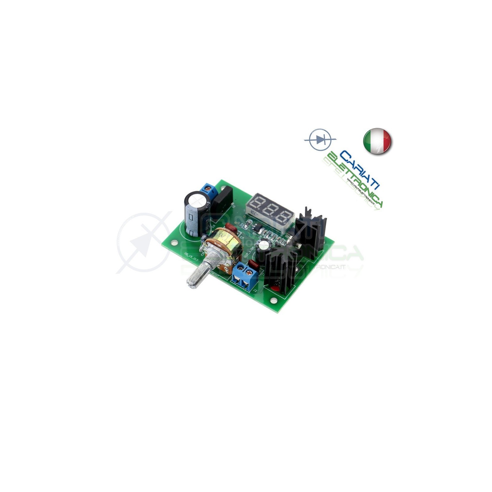 Regolatore Stabilizzatore Alimentatore Convertitore DC DC LM317 lm 317 12V Generico