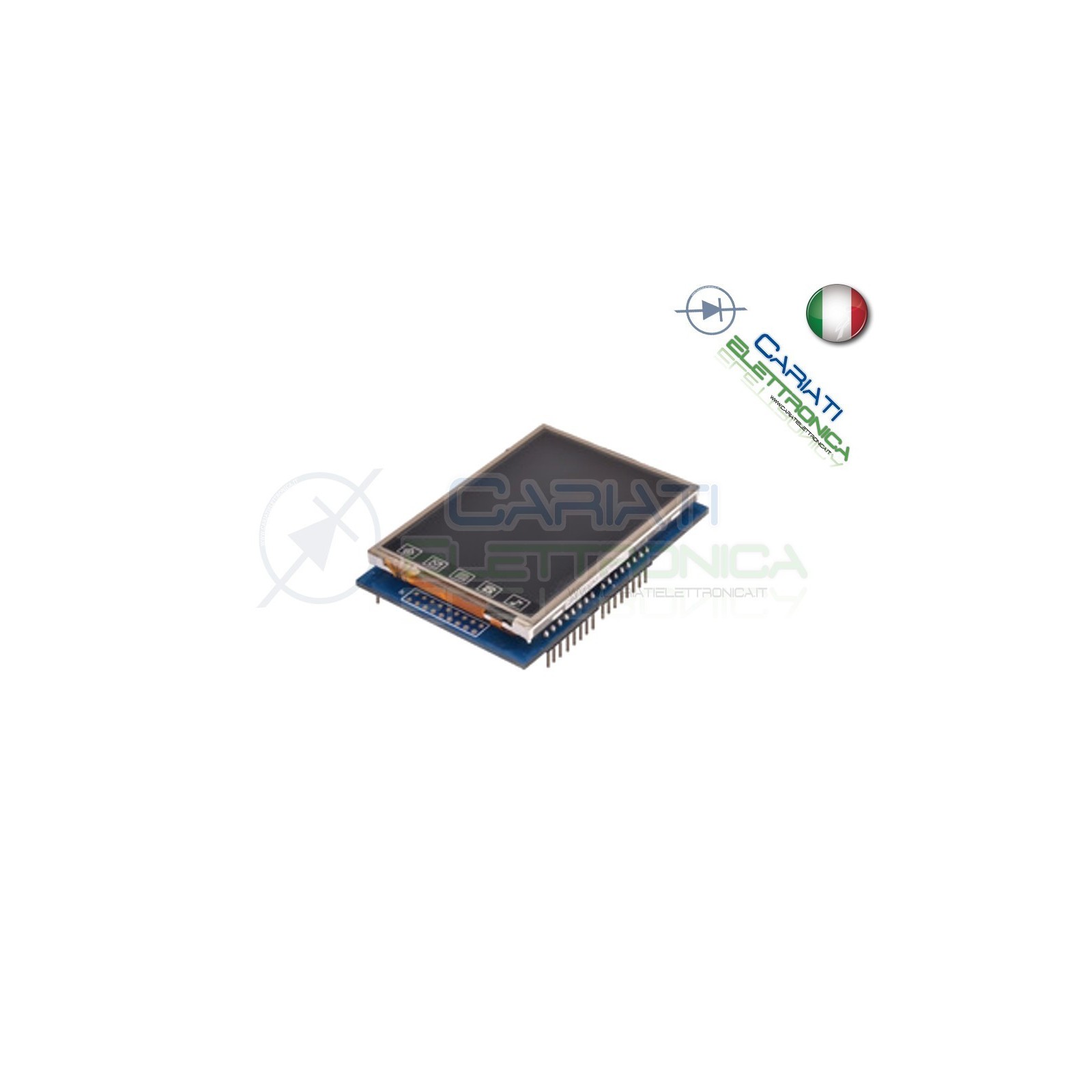 Display lcd grafico 320X240 2.8 TFT con touch e SD per Arduino uno R3