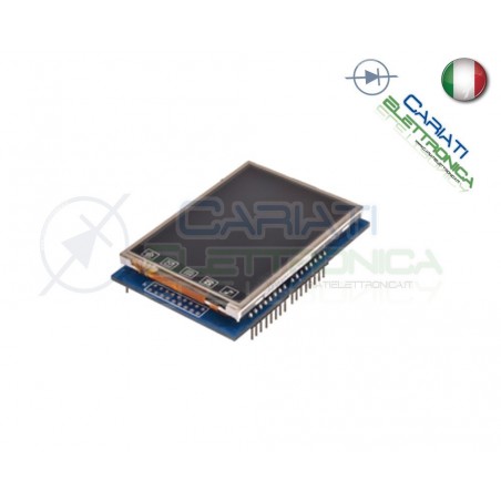 Display lcd grafico 320X240 2.8 TFT con touch e SD per Arduino uno R3