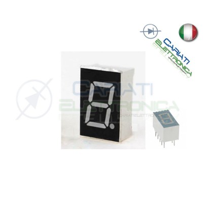 Display 0.36" 9.14mm 7 Segmenti Rosso Catodo Comune