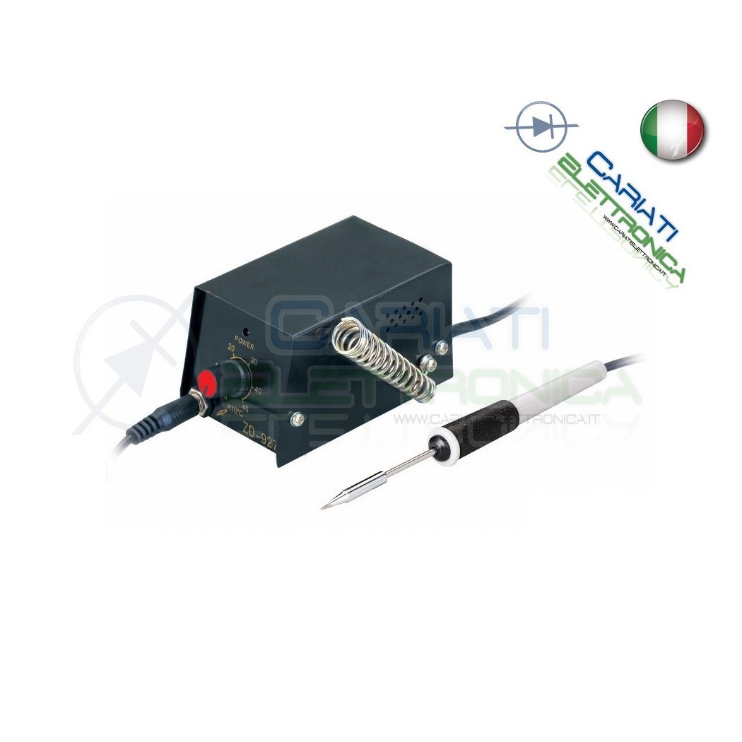 STAZIONE SALDANTE 8W TEMPERATURA REGOLABILE SALDATORE PROFESSIONALE