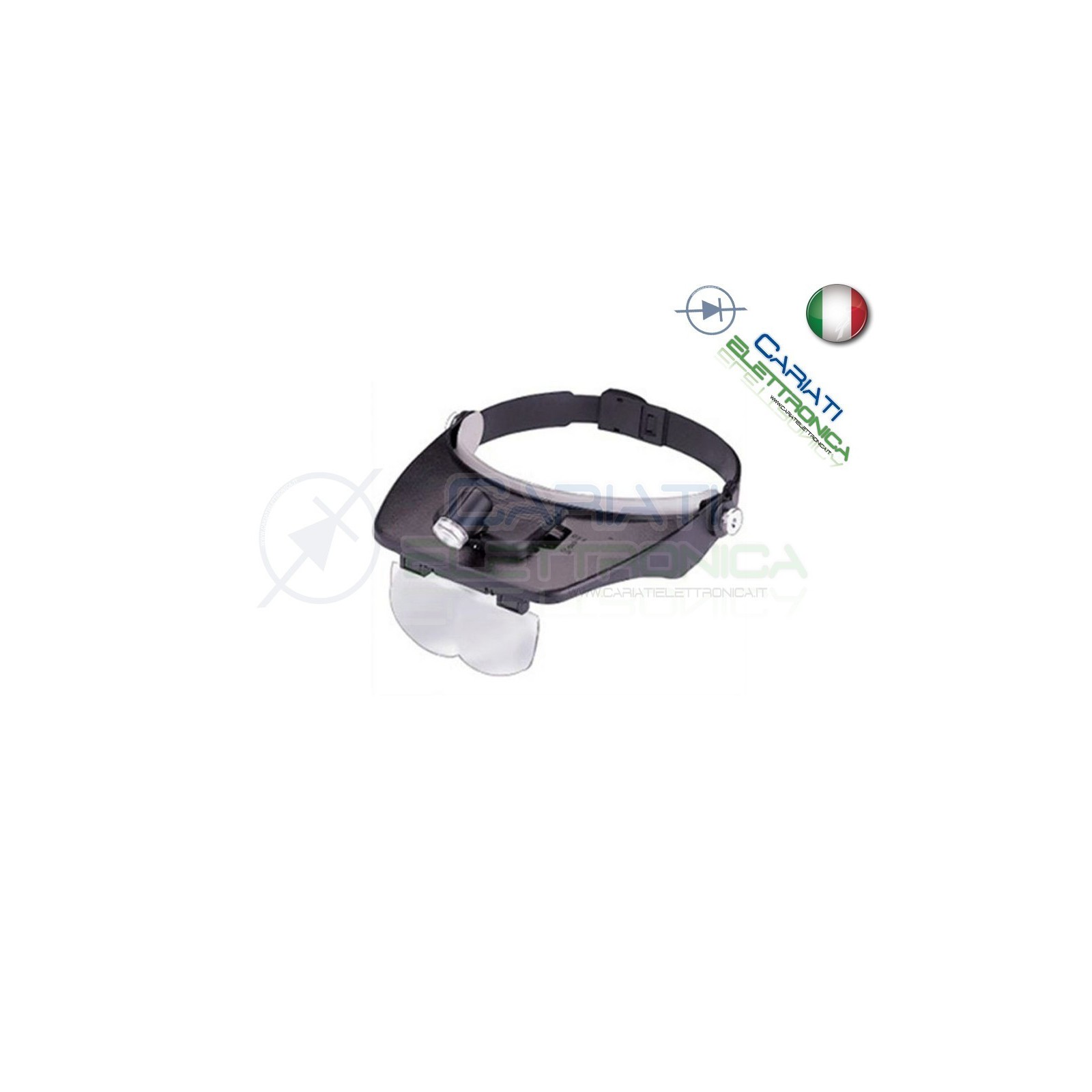 Lente Di Ingrandimento A Visiera Con Illuminazione A Led