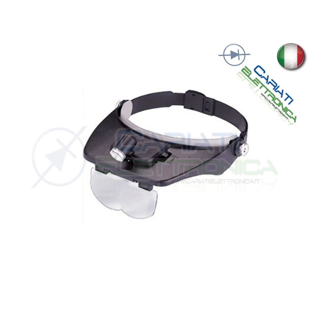 Lente Di Ingrandimento A Visiera Con Illuminazione A Led