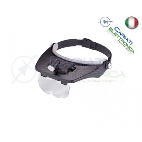 Lente Di Ingrandimento A Visiera Con Illuminazione A Led