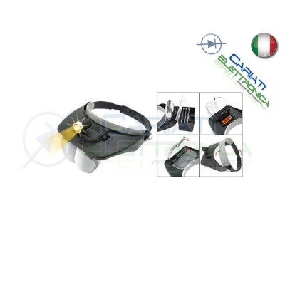 Lente Di Ingrandimento A Visiera Con Illuminazione A Led