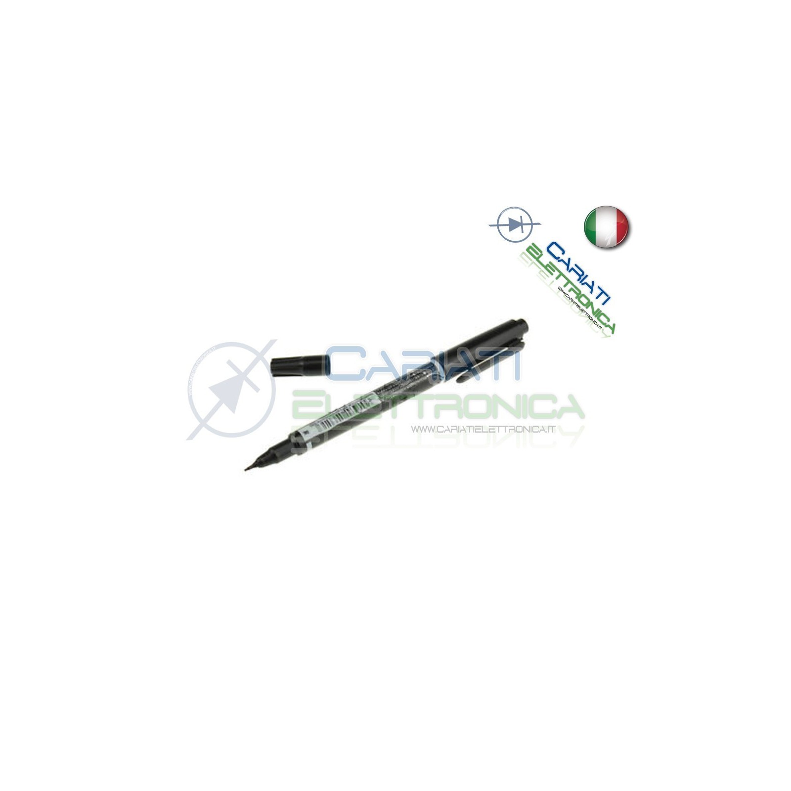Penna Per Circuiti Stampati Basetta Ramata Vetronite Nera Nero Generico