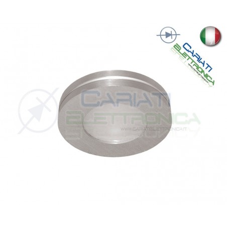 PORTAFARETTO DA INCASSO FISSO PER FARETTO GU10 MR16 LED COLORE CROMATOKanlux