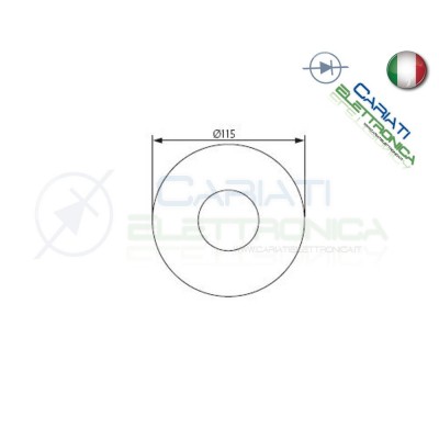 Rilevatore di Movimento da Soffitto con Sensore PIR a 360 ° accensione Luce