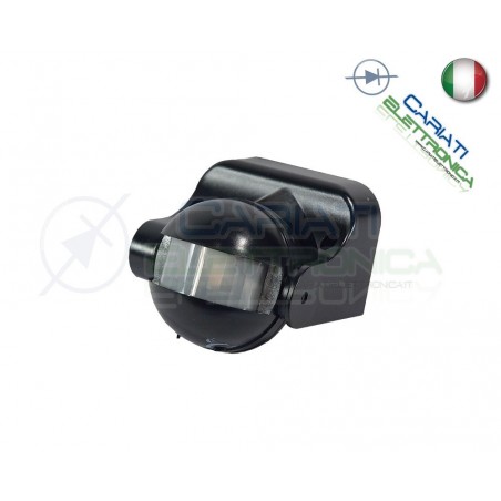 Rilevatore Sensore di Movimento da Parete Luce PIR a 180 ° accensione Luce