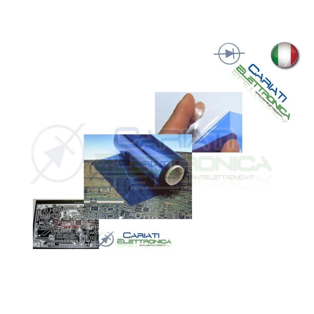 Pellicola Fotosensibile per Relizzazione Produzione PCB Circuiti Stampati lunghezza 80cmGenerico