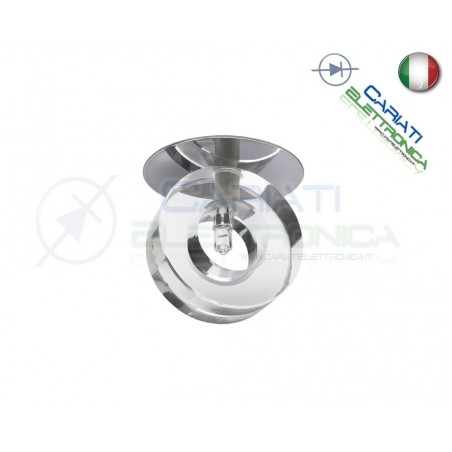PORTALAMPADA DECORATIVO CROMATO CON ATTACCO G4 JCKanlux