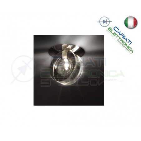 PORTALAMPADA DECORATIVO CROMATO CON ATTACCO G4 JCKanlux