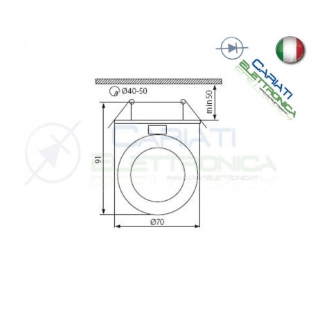PORTALAMPADA DECORATIVO CROMATO CON ATTACCO G4 JCKanlux