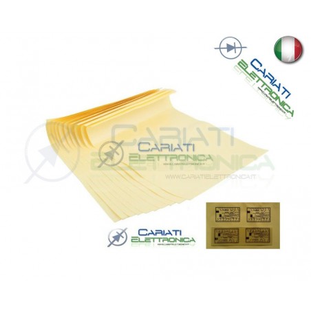 5 fogli A4 Press n peel basetta ramata circuiti stampati pcb senza bromografo
