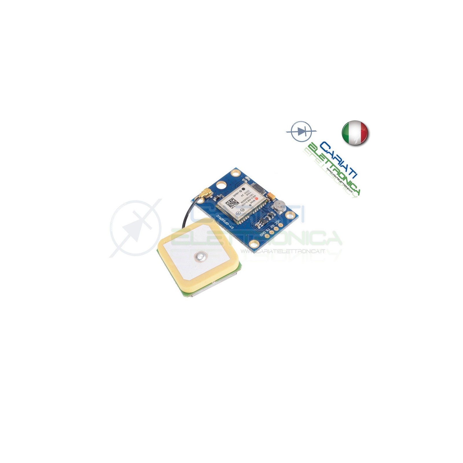 Modulo GPS NEO-6M UBLOX compatibile con Arduino