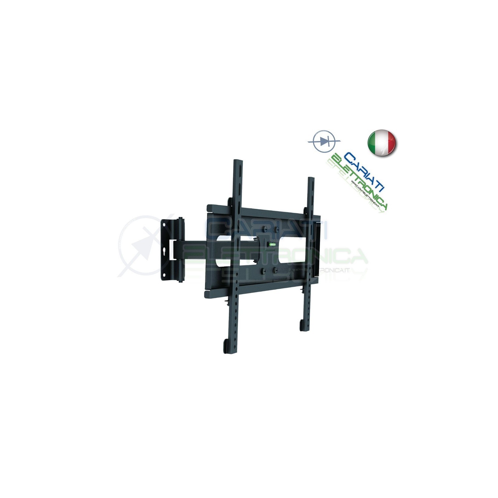 SUPPORTO STAFFA PARETE MURO TV CURVA LED 37" 40" 42" 50" 55" 60" 70" Pollici