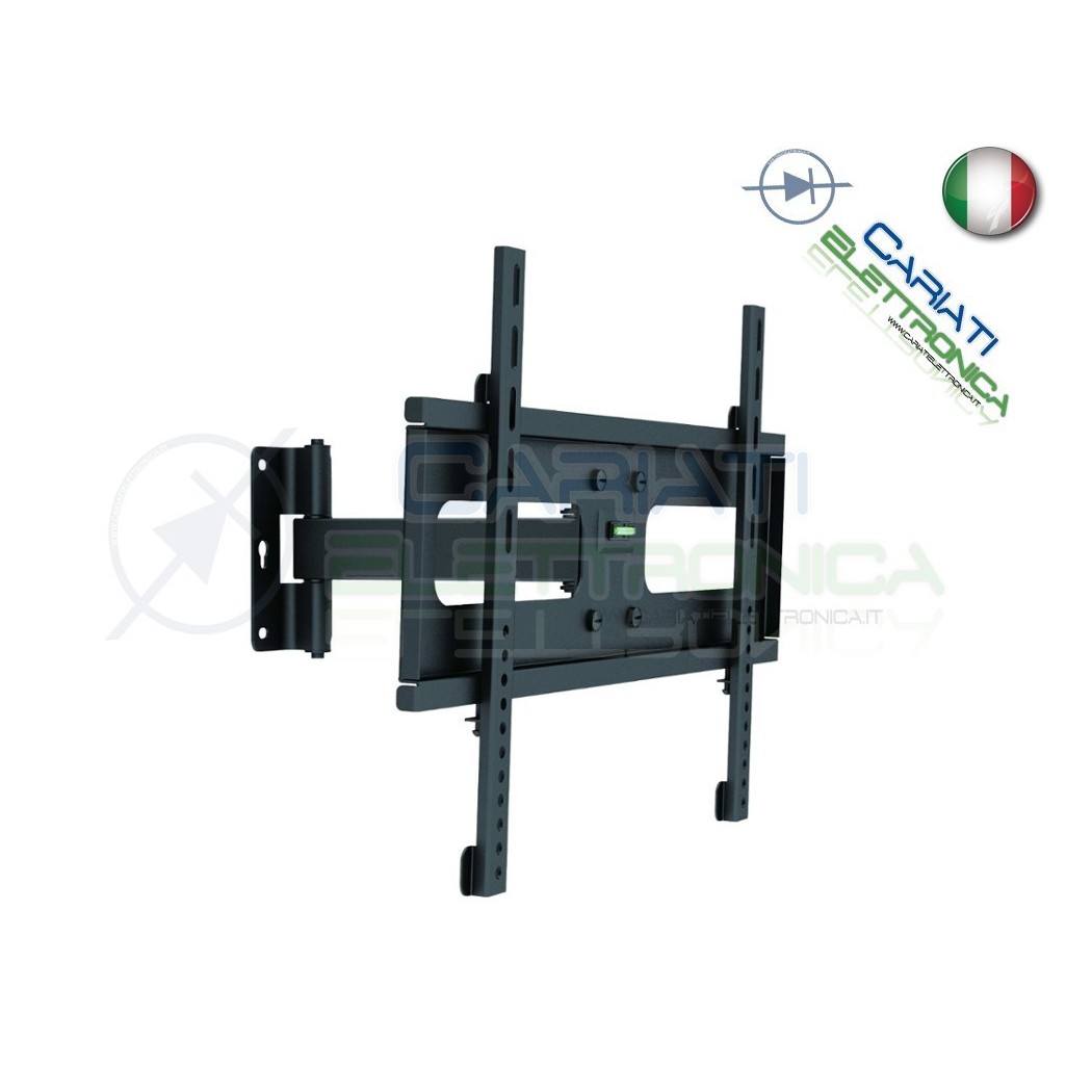 SUPPORTO STAFFA PARETE MURO TV CURVA LED 37" 40" 42" 50" 55" 60" 70" Pollici