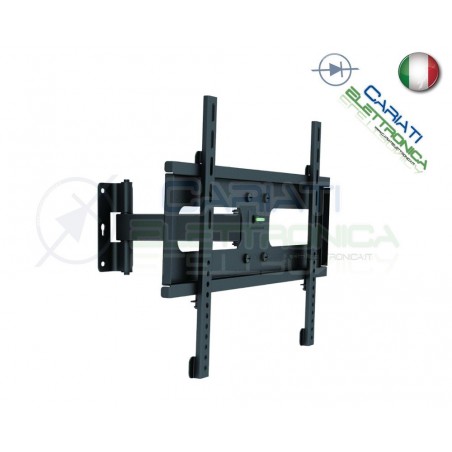 SUPPORTO STAFFA PARETE MURO TV CURVA LED 37" 40" 42" 50" 55" 60" 70" Pollici