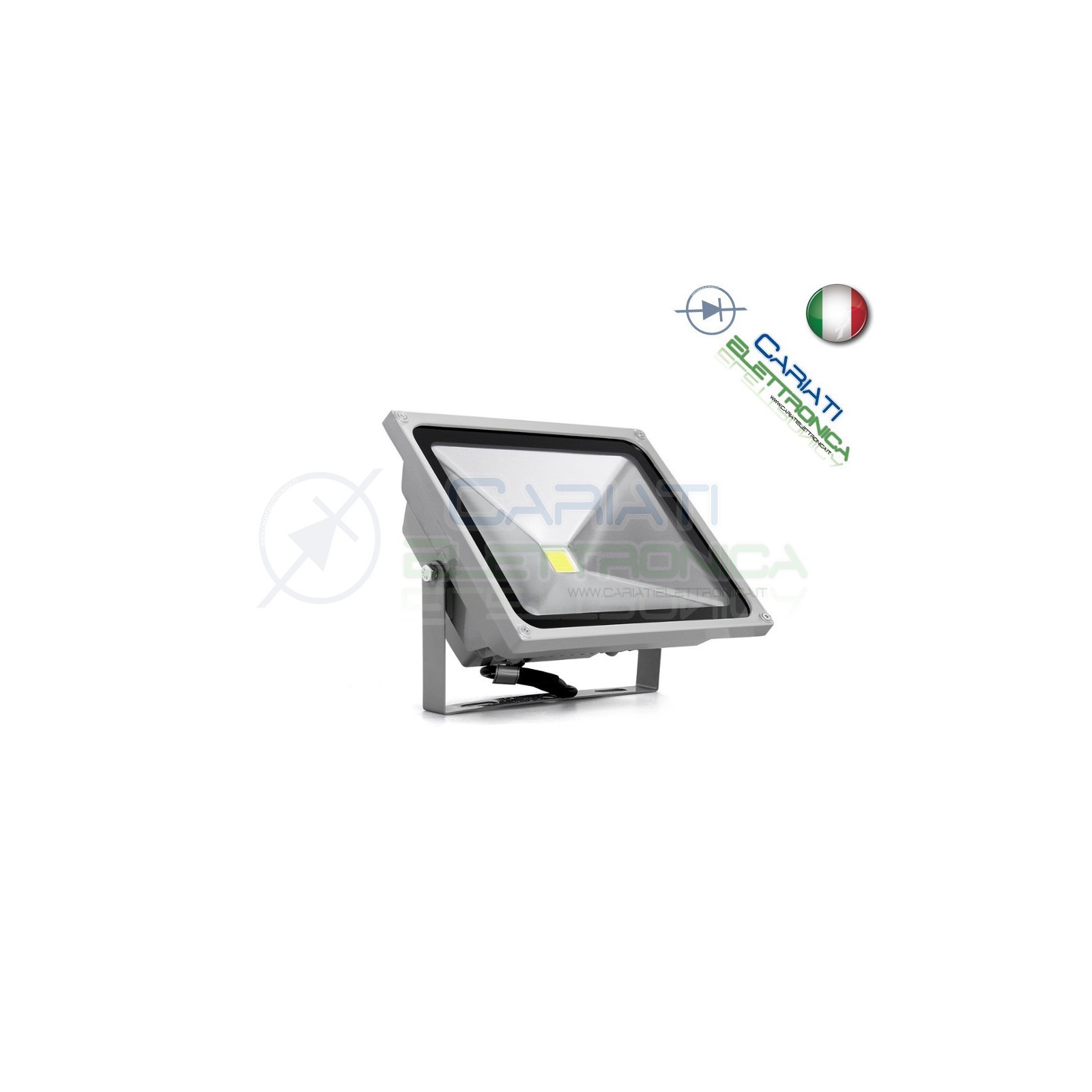 FARO LED FARETTO BIANCO FREDDO DA ESTERNO 30W IP65Generico