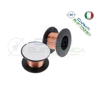 BOBINA DI FILO SMALTATO PPA RAME 0.1mm RIPARAZIONE PISTE PCB CIRCUITI Generico