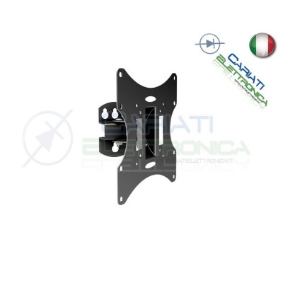 SUPPORTO STAFFA TV LCD TFT LED INCLINABILE DA 23 A 55 POLLICI 23" a 55"