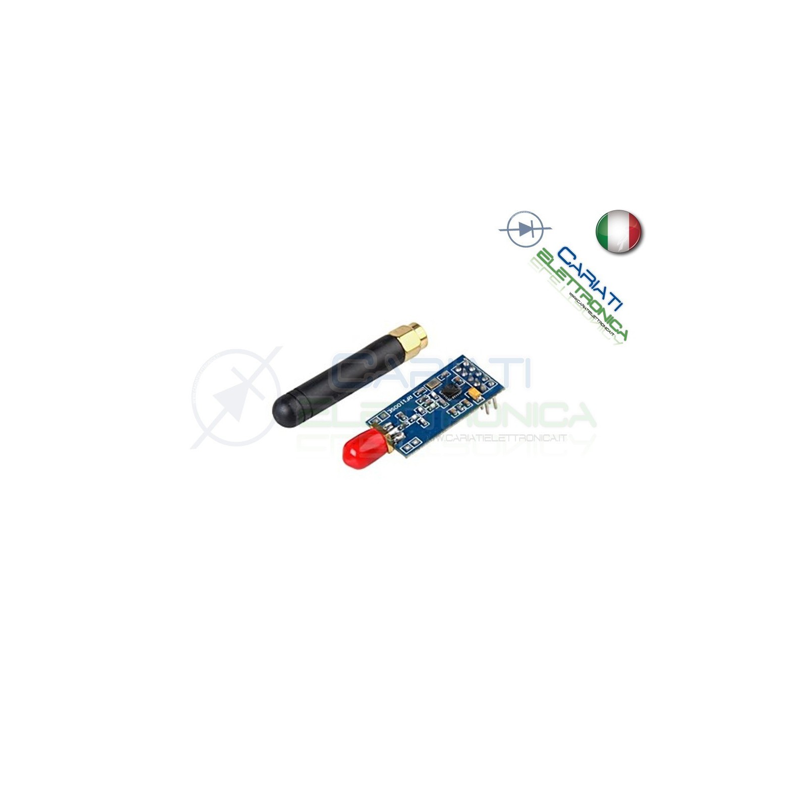 Modulo Wireless CC1101 433MHZ CC1100 RF ANTENNA RICETRASMETTITORE