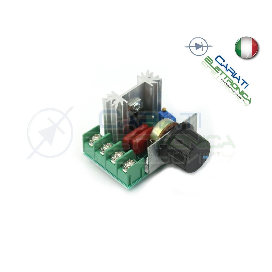 Driver AC 2000W 220V - Dimmer regolatore di velocità giri