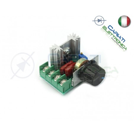 PWM Driver Motore Dimmer REGOLATORE di velocità giri AC Tensione alternata