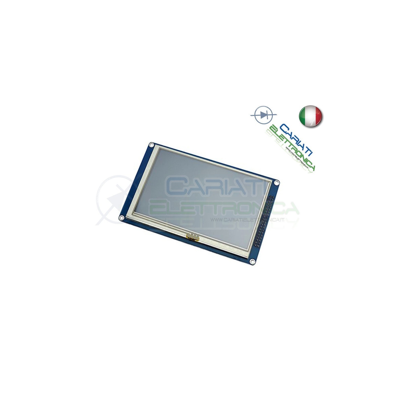 Display TFT LCD Grafico 5" Pollici 800X480 SSD1963 con Touch e SD