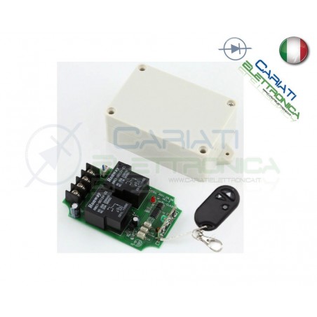 Scheda relè controllo motore UP/STOP/DOWN a distanza con telecomando 12V 433mhz