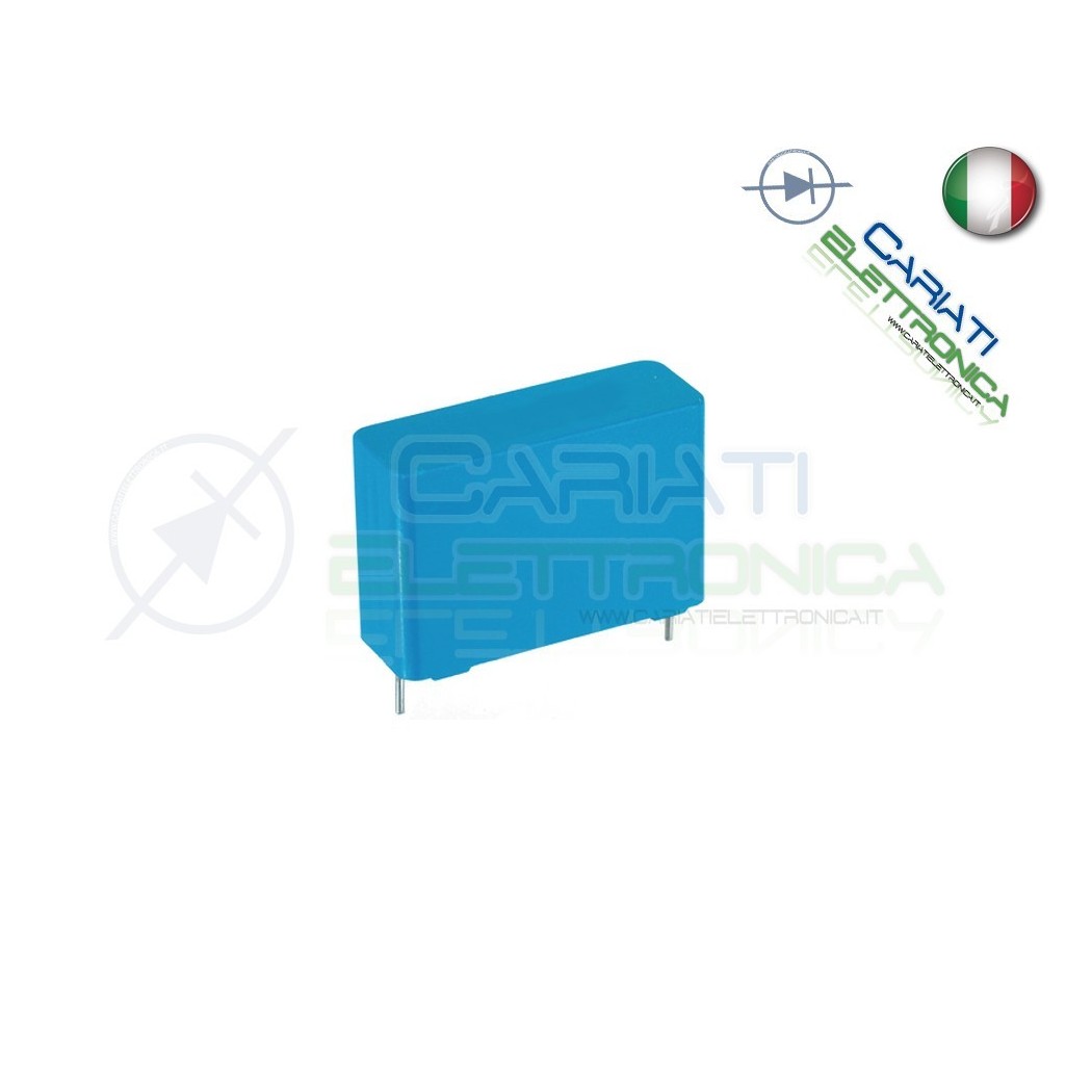 4 Pezzi Condensatore in Poliestere Siemens MKP 2,2nF 250V B81121 Y2