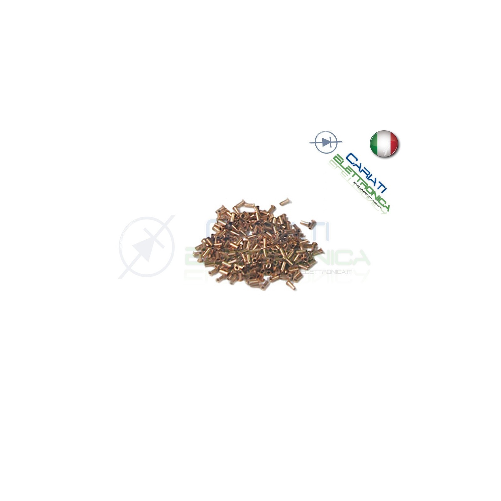 50 PEZZI Rivetti da 1,2mm per fori metallizati pcb millefori marca bungard Bungard elektronik