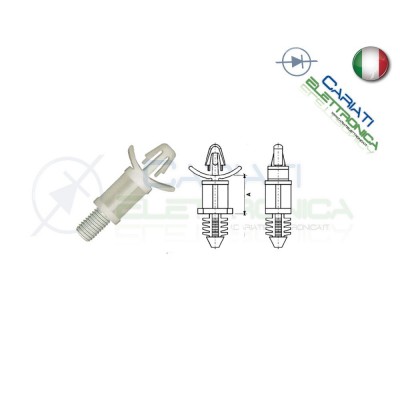 4 PEZZI Distanziale supporto per circuiti stampati pcb 6,4mm Ambrovit
