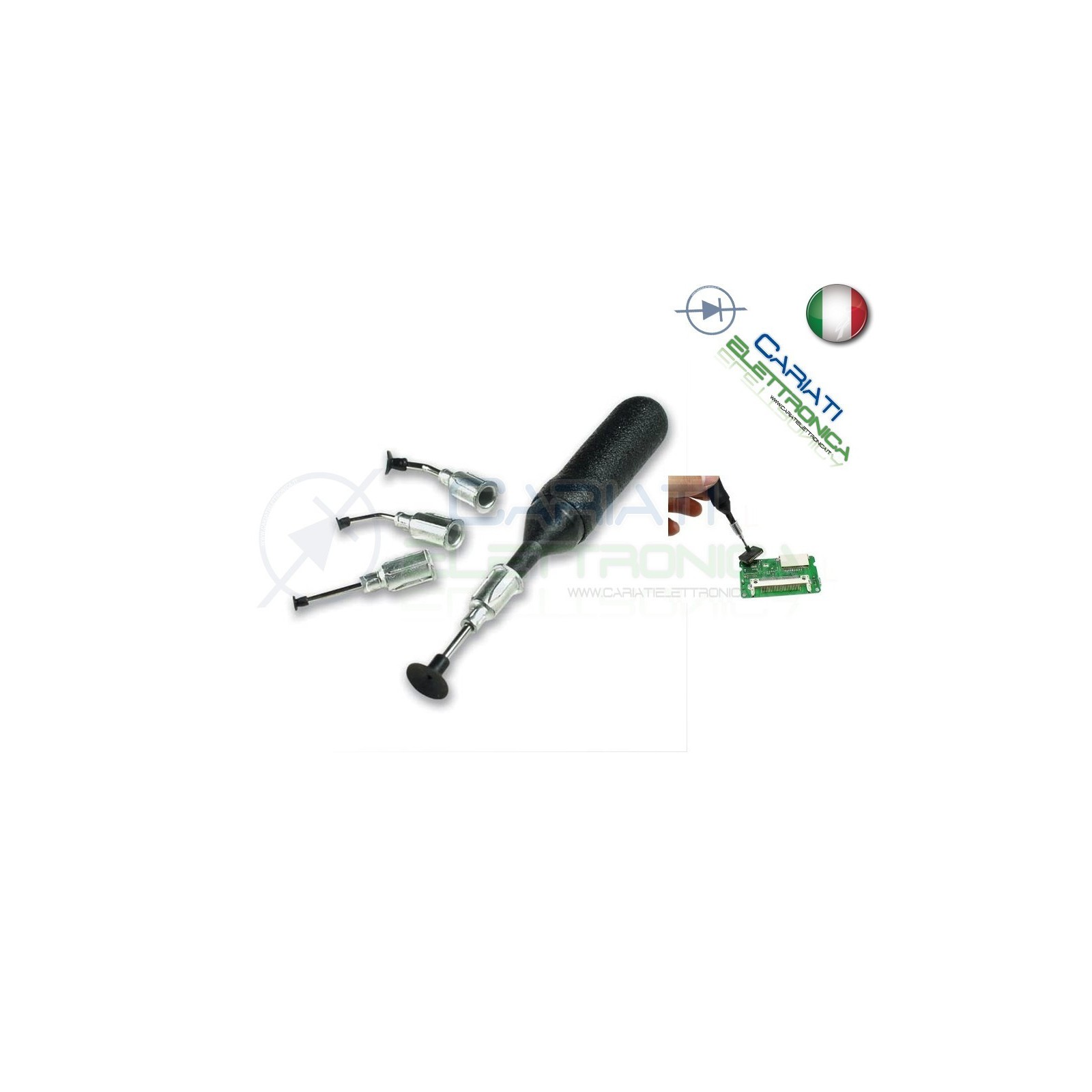 ESTRATTORE A VENTOSA POMPETTA VACUUM PER CIRCUTI IC CHIP INTEGRATI SMD PLCCGenerico