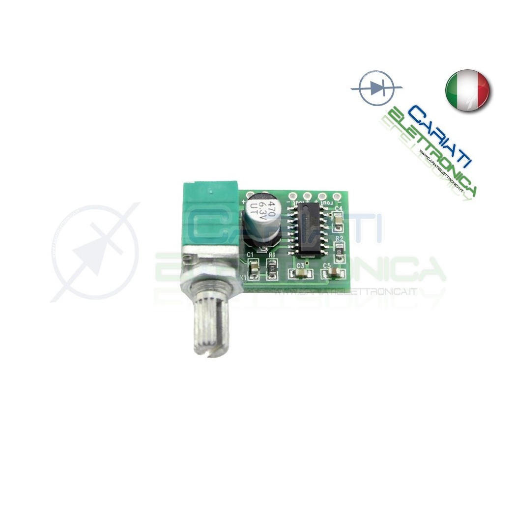 Modulo PAM8403 Amplificatore audio stereo digitale 3W + 3W con Controllo Volume