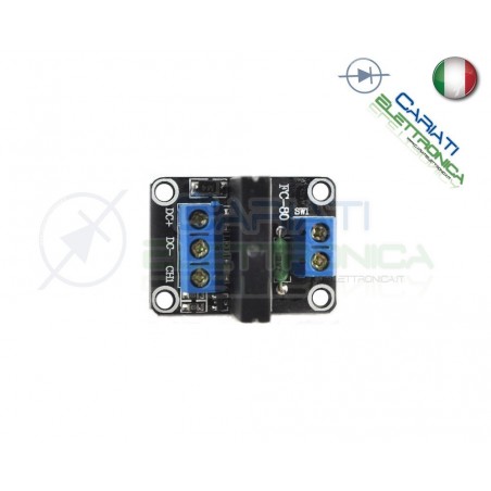 Scheda modulo 5V 1 relè SSR Omron G3MB-202P 240V 2A con Fusibile di protezioneGenerico