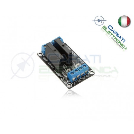 Scheda modulo 5V 2 relè SSR Omron G3MB-202P 240V 2A con Fusibile di protezione