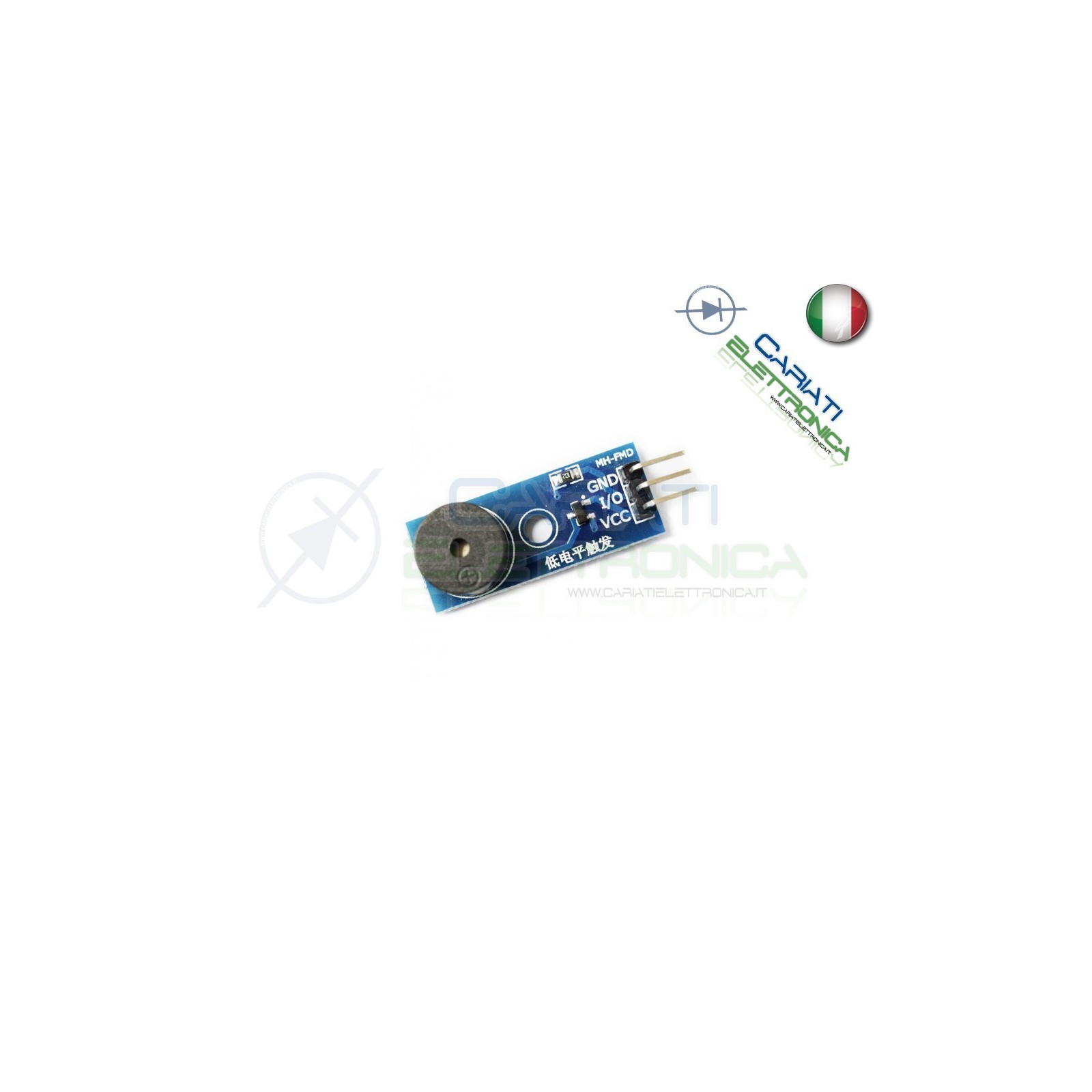 Scheda Circuito Buzzer Cicalino con Transistor S8550 anche per Arduino Pic