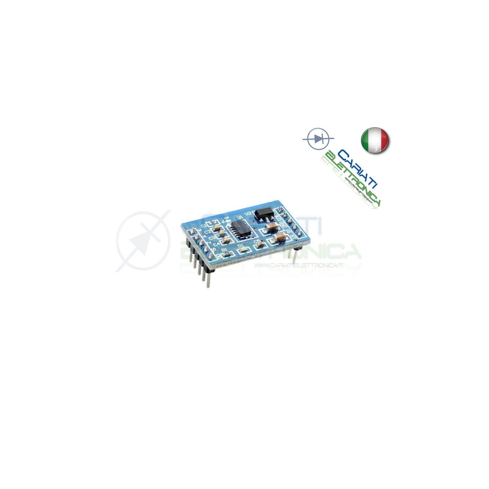 Scheda sensore sccelerometro 3 assi MMA7361 shield arduino pic