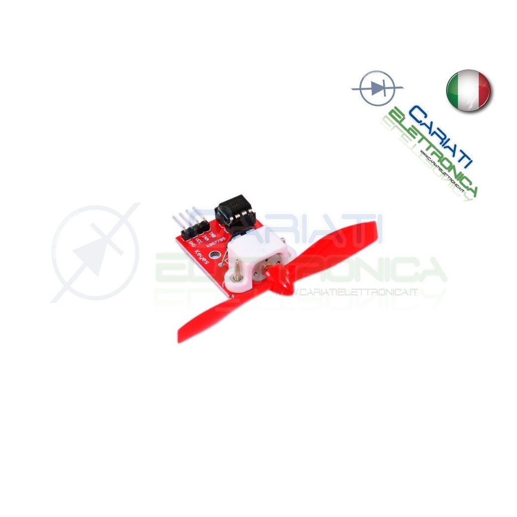 Modulo scheda con ventola elica e driver L9110 fan module arduino