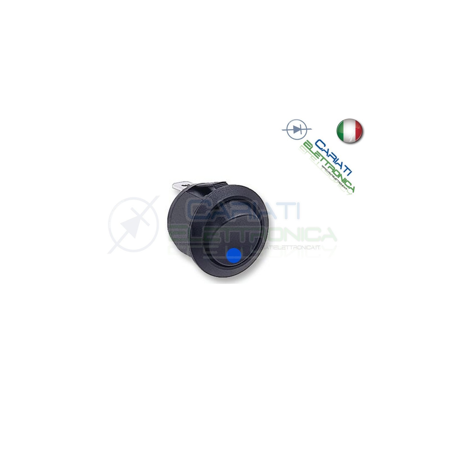 Interruttore Con Luce Blu 6A 250V